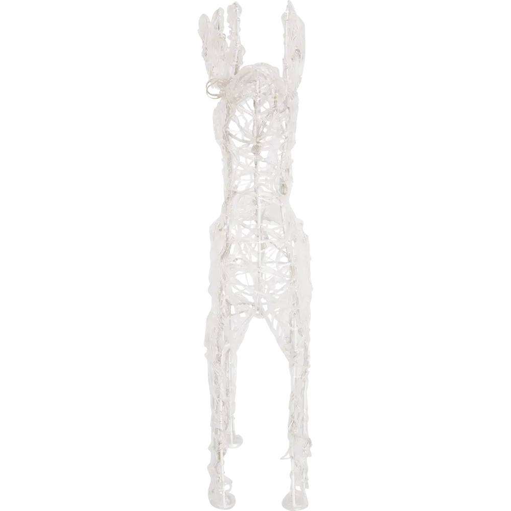 Фото 3 Фигура садовая светодиодная Christmas «Олень» h60 см свет розовый Фото 3 Фигура садовая светодиодная Christmas «Олень» h60 см свет розовый