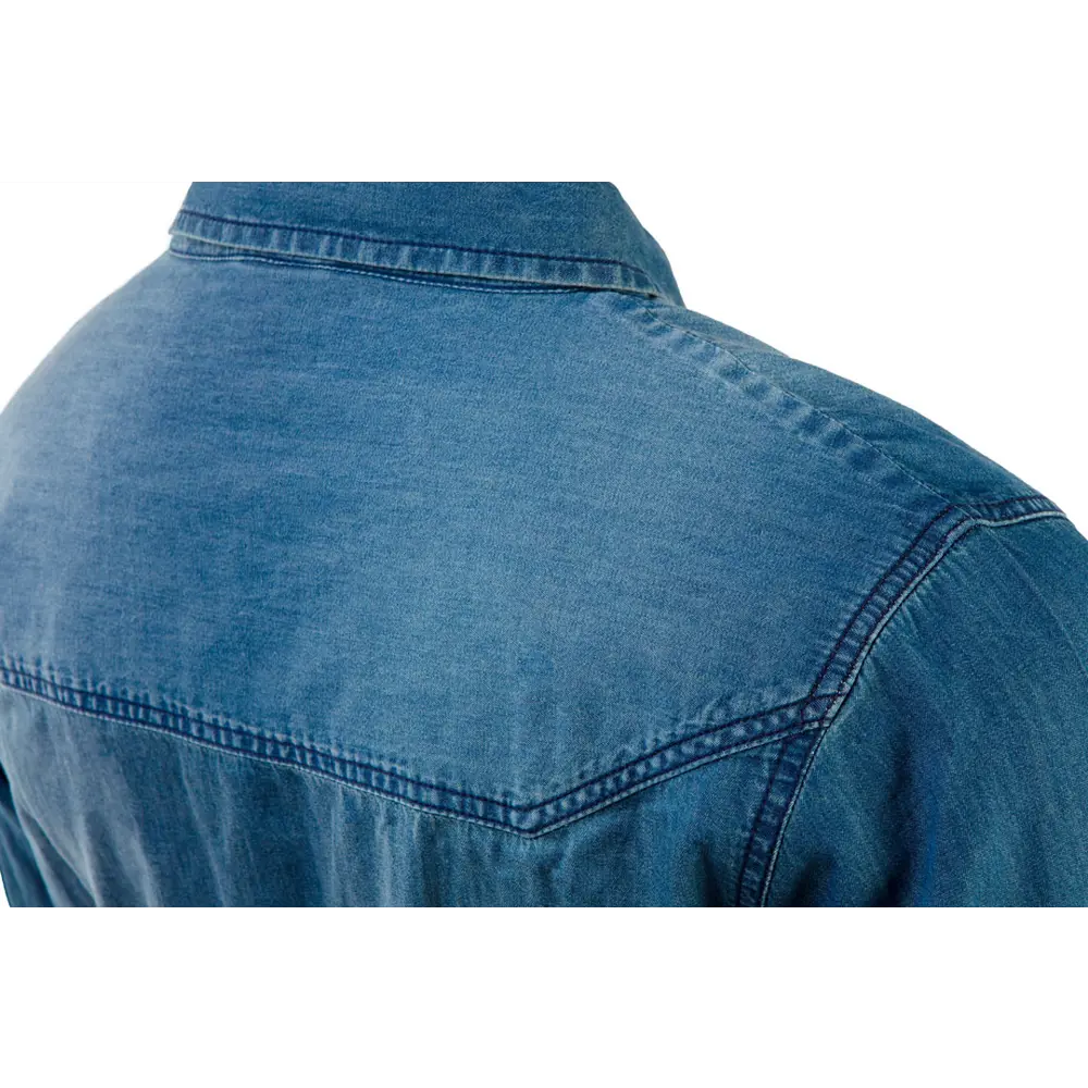 Фото 4 Рубашка Neo Tools Denim темно-синяя размер S рост 178 Фото 4 Рубашка Neo Tools Denim темно-синяя размер S рост 178
