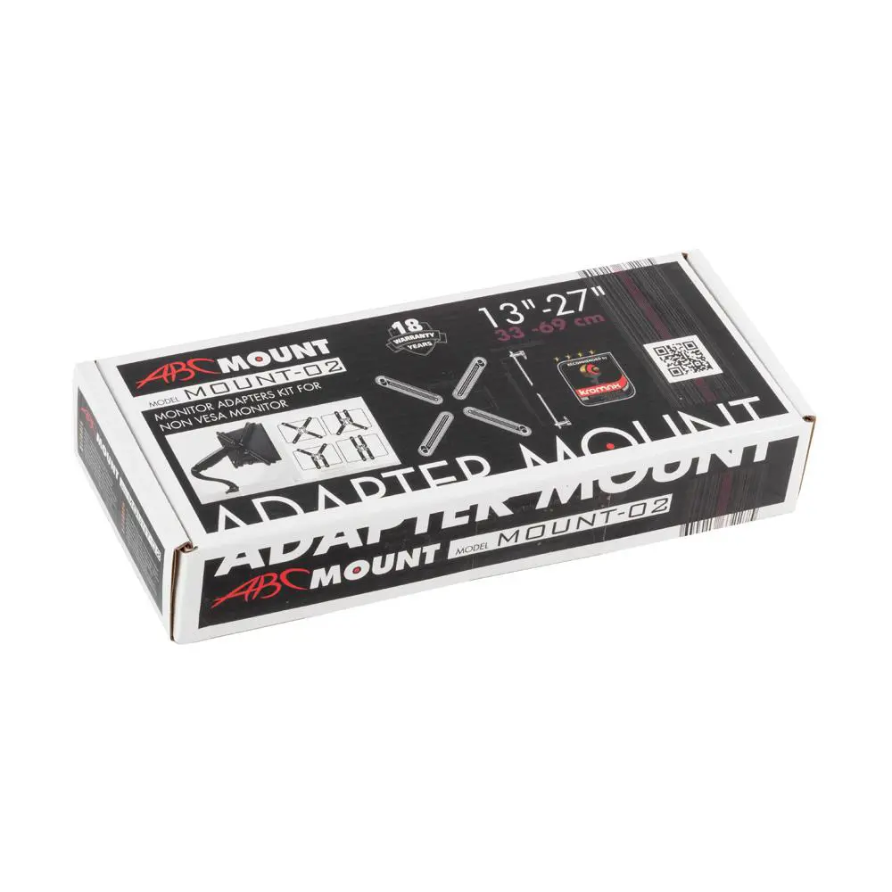 Фото 2 Кронштейн для крепления телевизора Kromax цвет черный MOUNT-02 Фото 2 Кронштейн для крепления телевизора Kromax цвет черный MOUNT-02