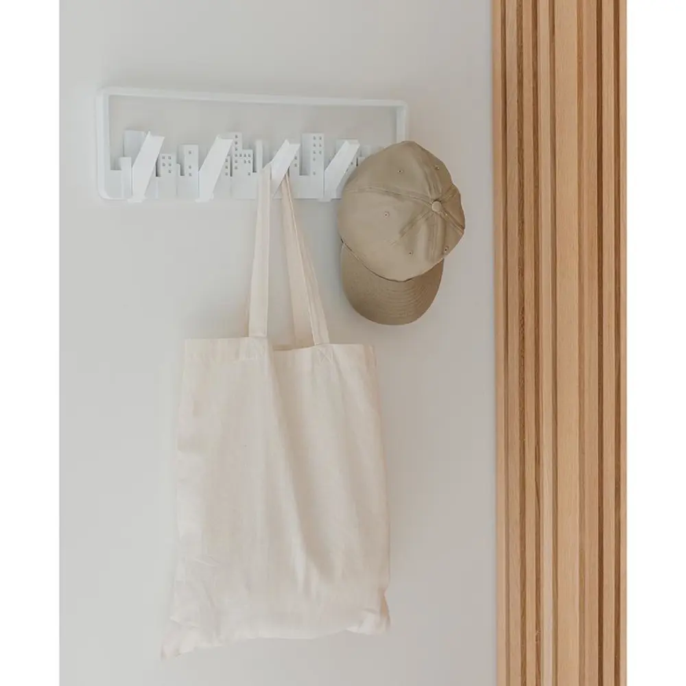 Фото 2 Вешалка настенная 5 крючков Umbra Skyline полистирол цвет белый