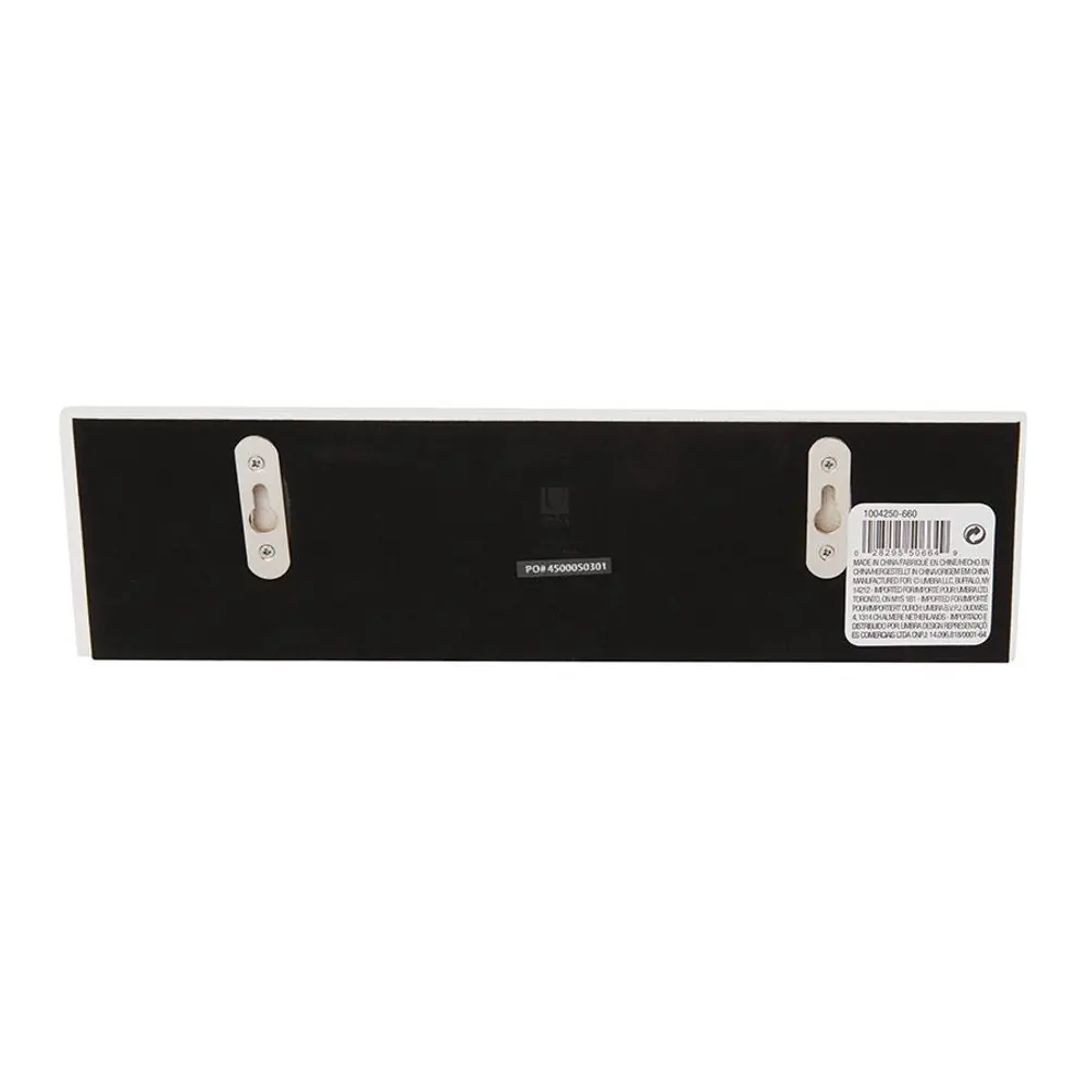 Фото 2 Вешалка настенная 3 крючка Umbra Cubby mini металл цвет белый Фото 2 Вешалка настенная 3 крючка Umbra Cubby mini металл цвет белый