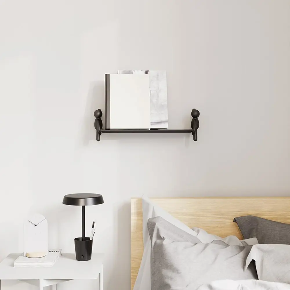 Фото 3 Полка Umbra Buddy 46x16 см сталь черный Фото 3 Полка Umbra Buddy 46x16 см сталь черный
