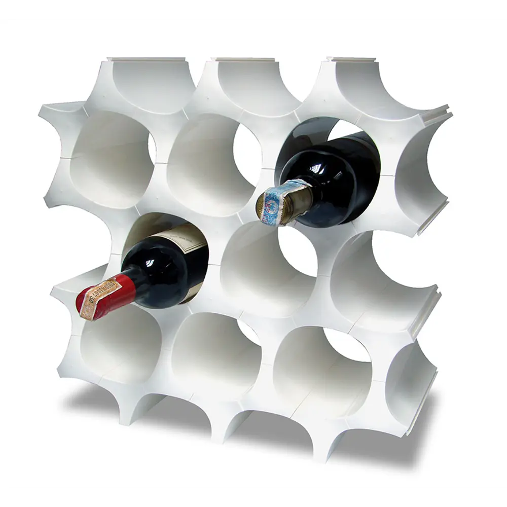 Фото 3 Контейнер QUALY Wine Cell 41х40х18 см полипропилен цвет белый Фото 3 Контейнер QUALY Wine Cell 41х40х18 см полипропилен цвет белый