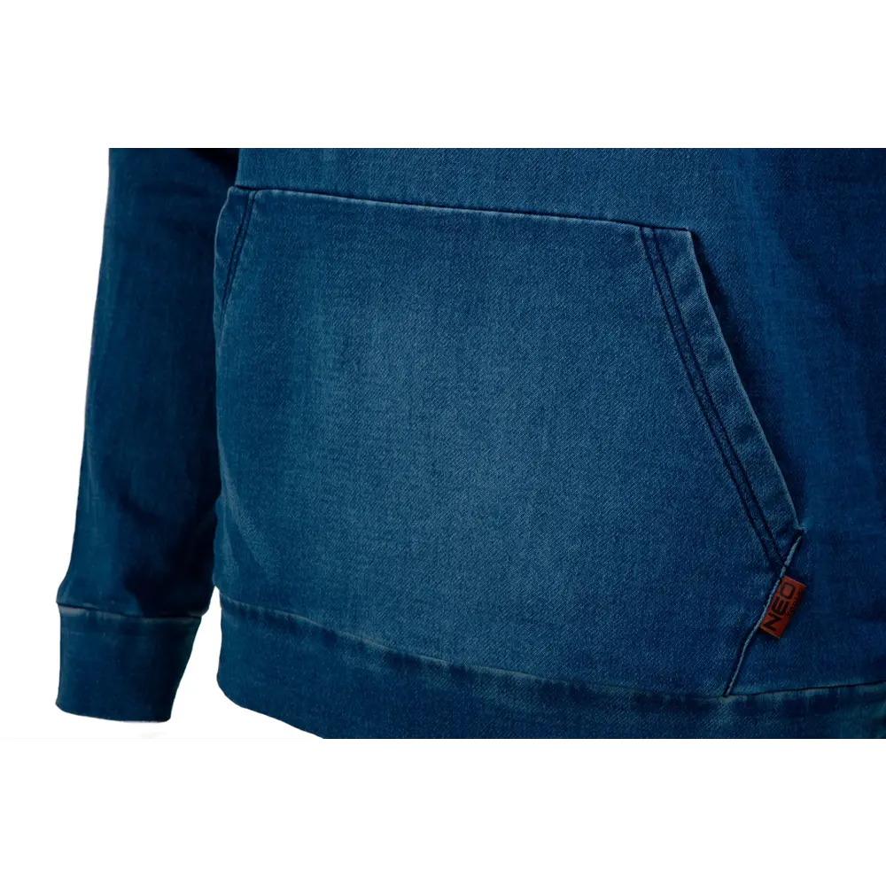 Фото 4 Толстовка рабочая Neo Tools Denim цвет темно-синий размер S/48 рост 175-178 см Фото 4 Толстовка рабочая Neo Tools Denim цвет темно-синий размер S/48 рост 175-178 см