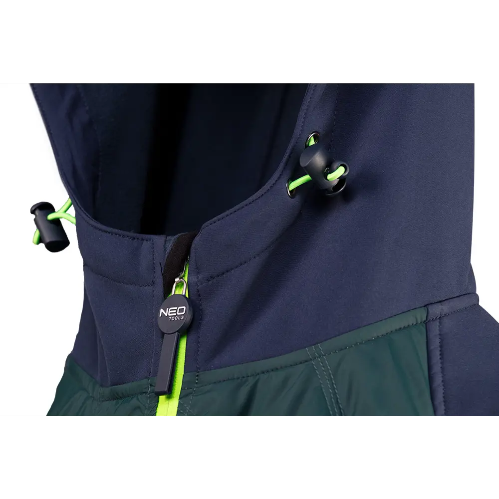 Фото 3 Куртка Neo Tools Premium Softshell темно-синяя/зеленая размер XXL рост 190 Фото 3 Куртка Neo Tools Premium Softshell темно-синяя/зеленая размер XXL рост 190