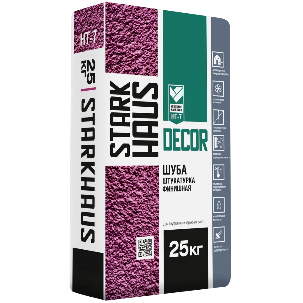 Фото Декоративная штукатурка Starkhaus Decor шуба 25 кг Фото Декоративная штукатурка Starkhaus Decor шуба 25 кг