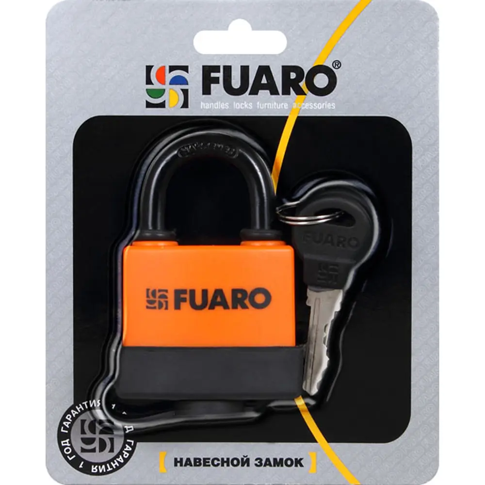 Фото Замок навесной Fuaro PL-3640 40 мм 3 ключа Фото Замок навесной Fuaro PL-3640 40 мм 3 ключа
