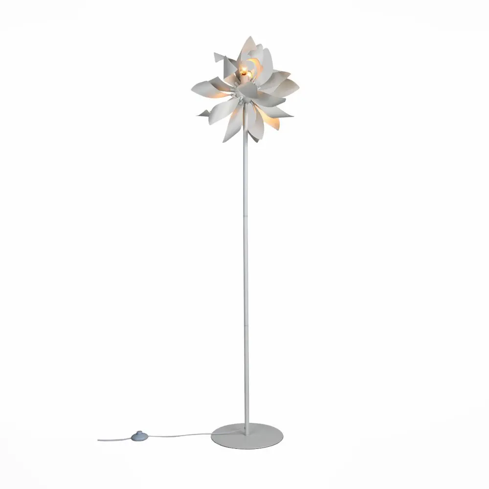 Фото Торшер ST Luce Spiraglio White SL453.505.04E цвет белый Фото Торшер ST Luce Spiraglio White SL453.505.04E цвет белый