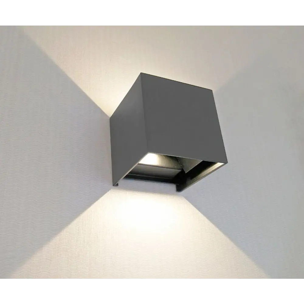 Фото Светильник настенный светодиодный уличный Kink Light Куб 08585.16 3000K Фото Светильник настенный светодиодный уличный Kink Light Куб 08585.16 3000K