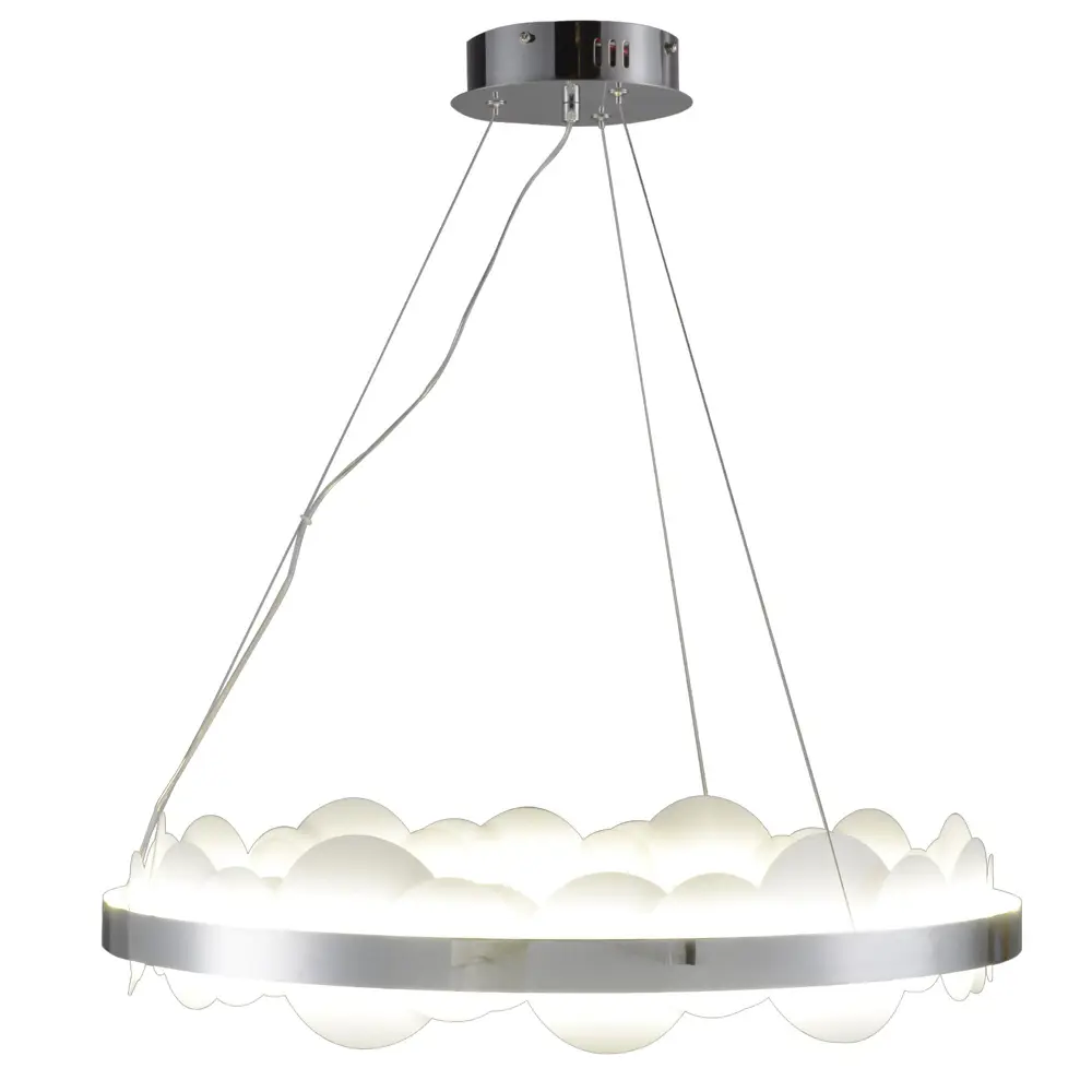 Фото Люстра потолочная светодиодная Natali Kovaltseva LED LAMPS 81361 CHROME 16 м² нейтральный белый свет цвет белый Фото Люстра потолочная светодиодная Natali Kovaltseva LED LAMPS 81361 CHROME 16 м² нейтральный белый свет цвет белый