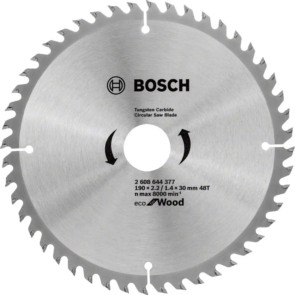 Фото Диск пильный по дереву Bosch Professional 2608644377 48Т 190x30x2.2 мм Фото Диск пильный по дереву Bosch Professional 2608644377 48Т 190x30x2.2 мм