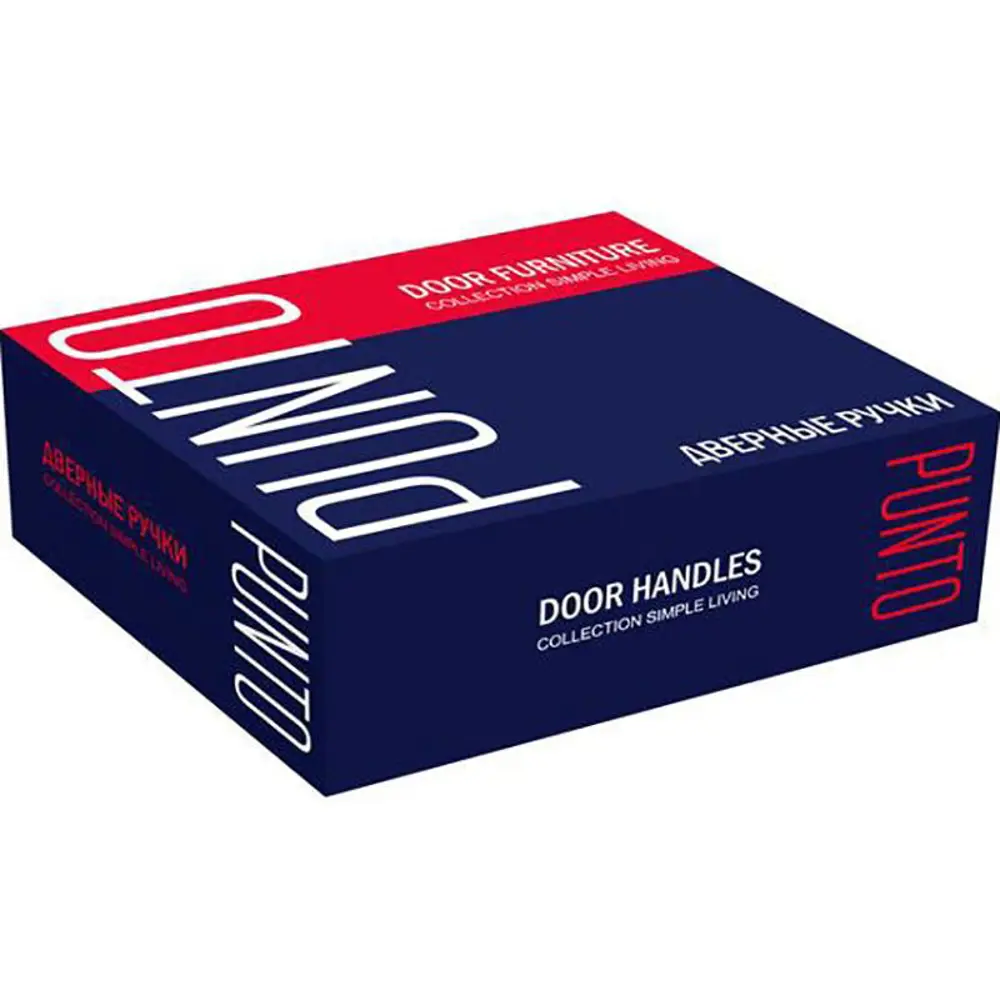 Фото 3 Ручка дверная на розетке Punto City TL SN/CP-3 накладная 138 мм никель/хром