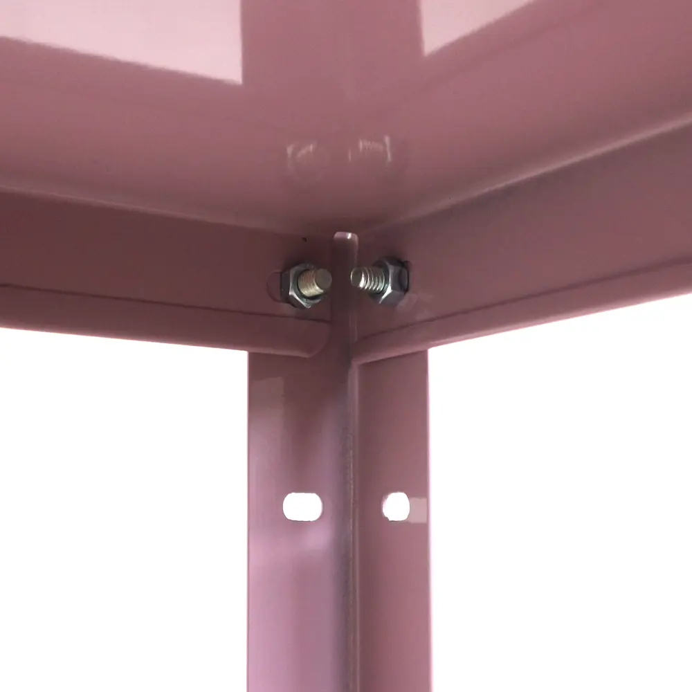 Фото 3 Стеллаж AR Shelving 4 секции 90x30x175 см сталь цвет лиловый Фото 3 Стеллаж AR Shelving 4 секции 90x30x175 см сталь цвет лиловый
