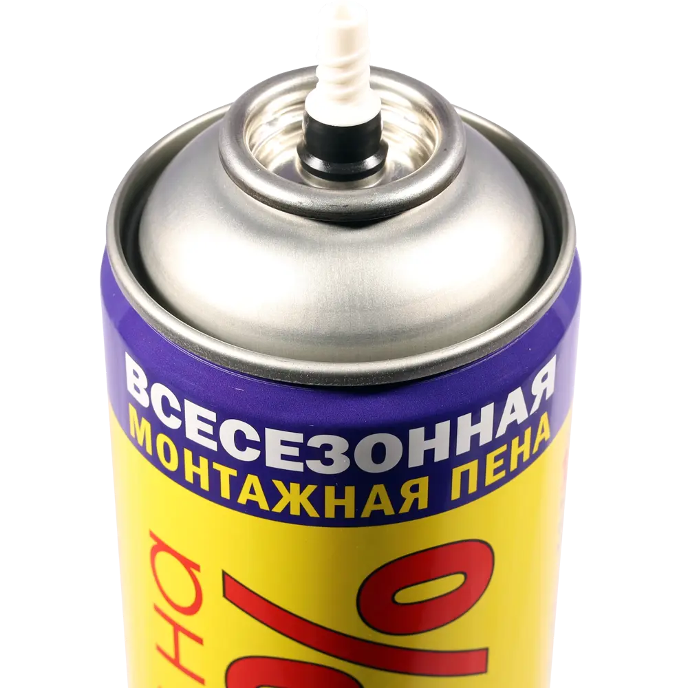 Фото 2 Пена монтажная бытовая Ремонт на 100% всесезонная, 600 мл