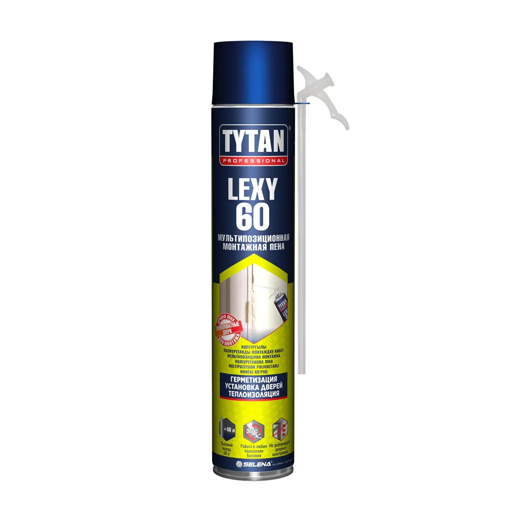 Фото Пена монтажная ручная Tytan Lexy всесезонная 750 мл Фото Пена монтажная ручная Tytan Lexy всесезонная 750 мл
