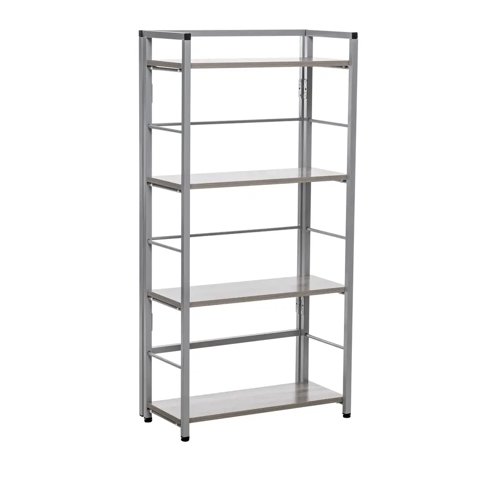 Фото Стеллаж с полками LESET 60.5x29x119.3 см ЛДСП цвет серый-атлас 9009-3971 Фото Стеллаж с полками LESET 60.5x29x119.3 см ЛДСП цвет серый-атлас 9009-3971