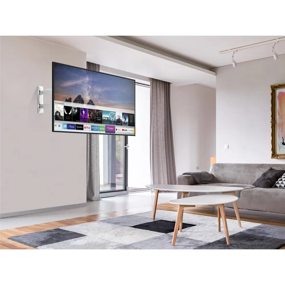 Фото 8 Кронштейн для крепления телевизора ONKRON NP28W цвет белый Фото 8 Кронштейн для крепления телевизора ONKRON NP28W цвет белый
