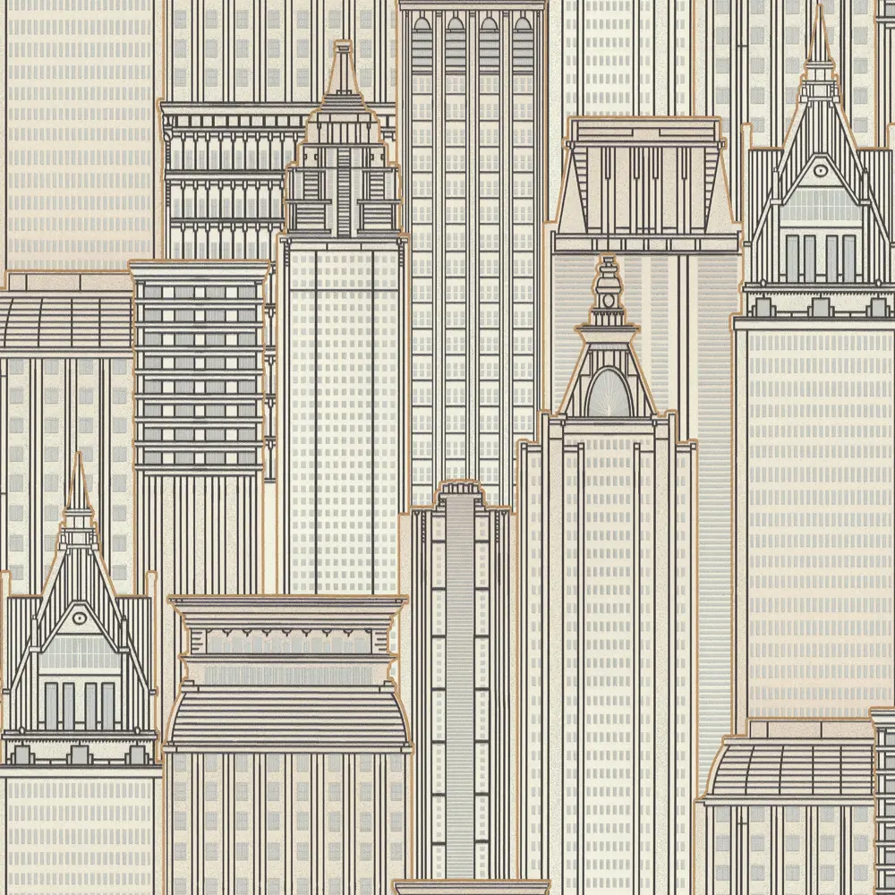 Фото 2 Обои флизелиновые Euro Decor Skyline белые 1.06 м 7117-00 Фото 2 Обои флизелиновые Euro Decor Skyline белые 1.06 м 7117-00