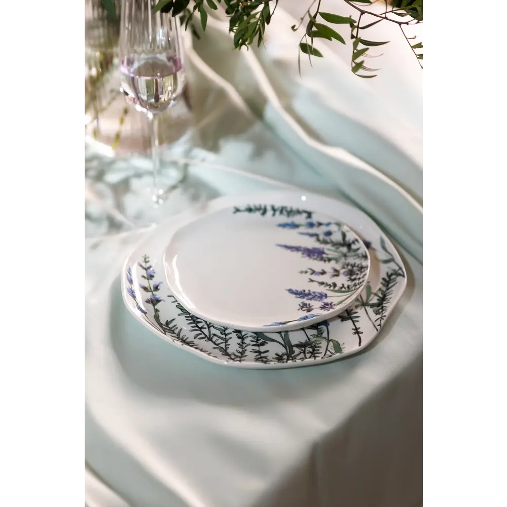 Фото 5 Тарелка круглая 26 см LIBERTY JONES Floral фарфор белый Фото 5 Тарелка круглая 26 см LIBERTY JONES Floral фарфор белый