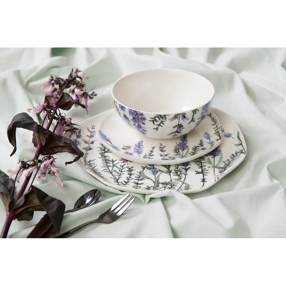 Фото 9 Тарелка круглая 26 см LIBERTY JONES Floral фарфор белый Фото 9 Тарелка круглая 26 см LIBERTY JONES Floral фарфор белый