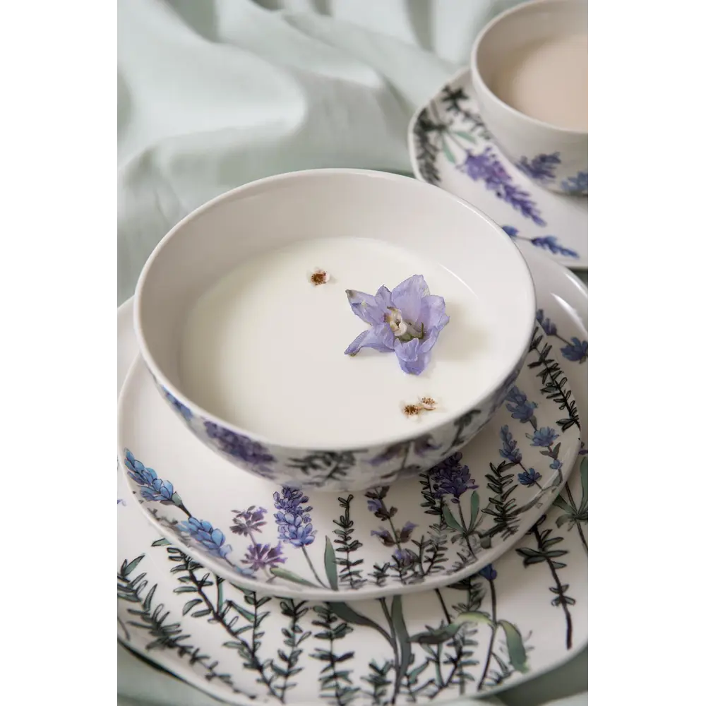 Фото 11 Тарелка круглая 26 см LIBERTY JONES Floral фарфор белый Фото 11 Тарелка круглая 26 см LIBERTY JONES Floral фарфор белый