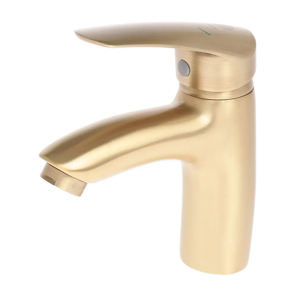 Фото Смеситель для раковины Orange Alfi M18-021br однорычажный цвет бронза