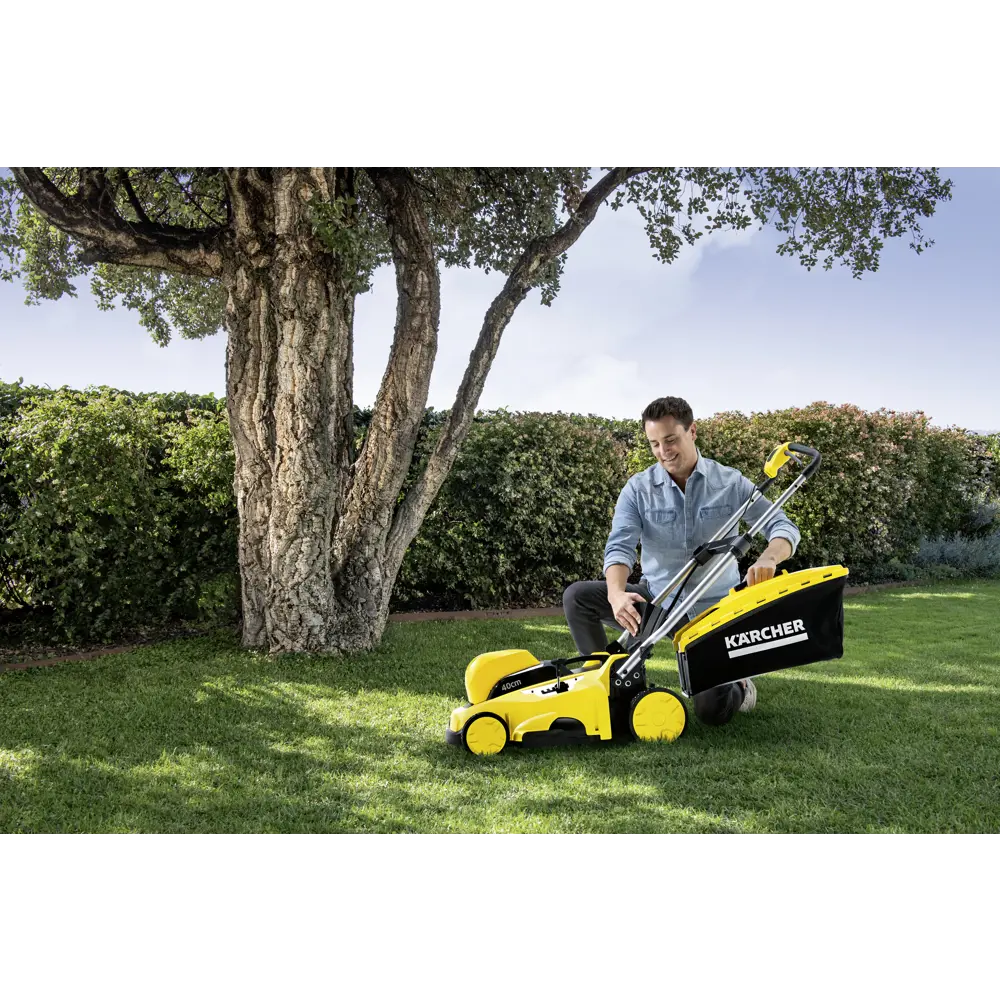 Фото 12 Газонокосилка аккумуляторная Karcher LMO Battery 36-40 36 В 40 см 1x5 Ач АКБ и ЗУ входит в комплект