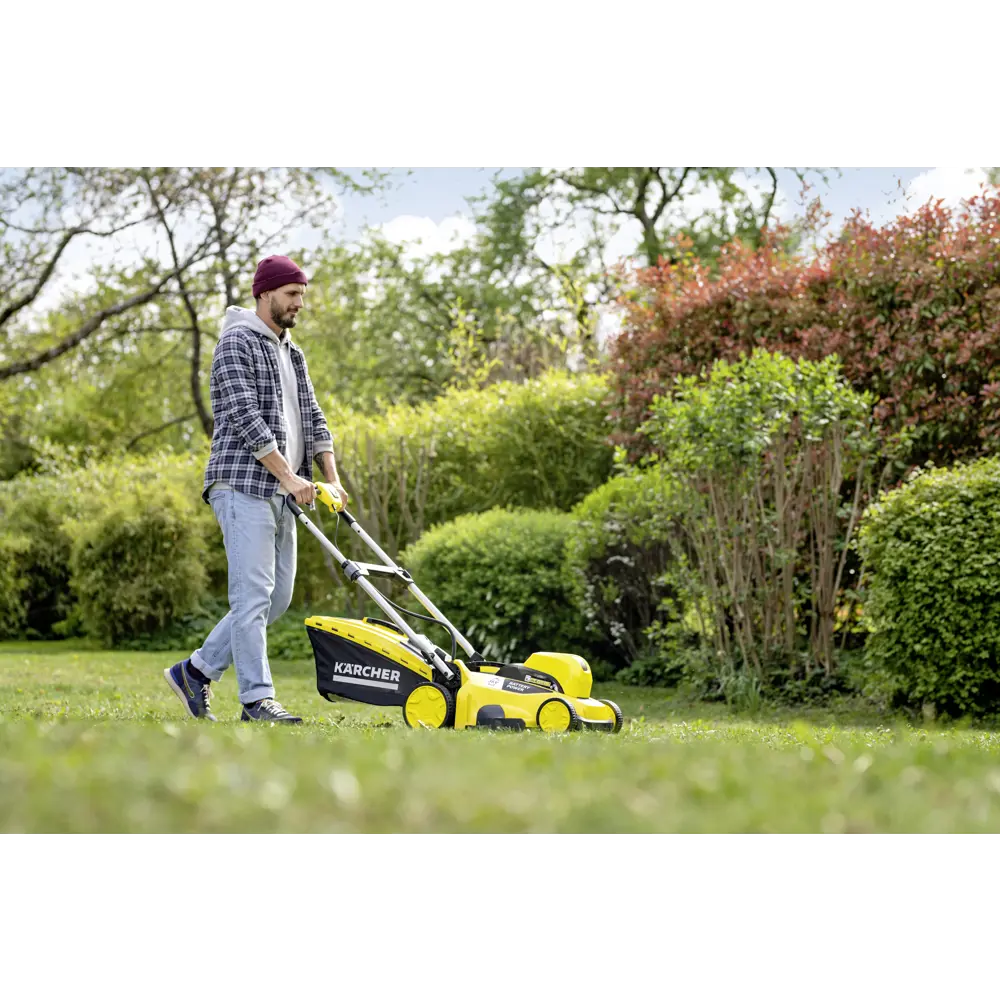 Фото 14 Газонокосилка аккумуляторная Karcher LMO Battery 36-40 36 В 40 см 1x5 Ач АКБ и ЗУ входит в комплект