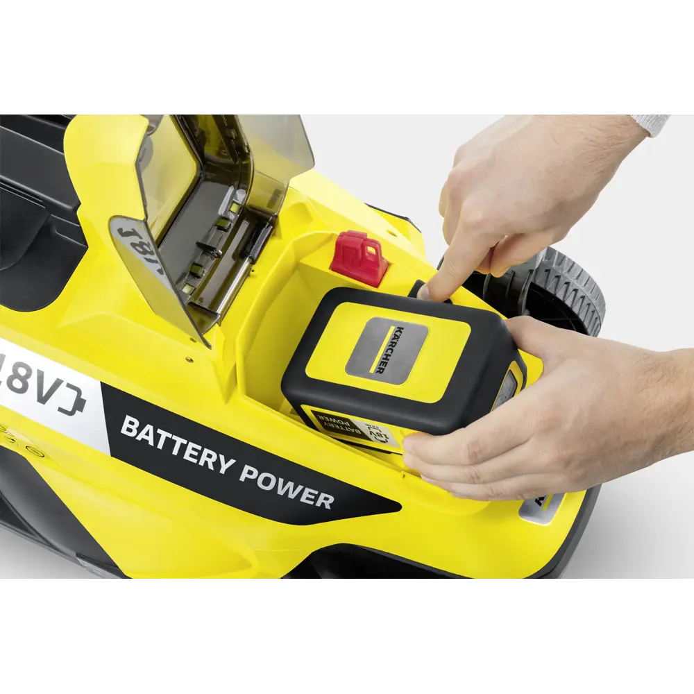 Фото 5 Газонокосилка аккумуляторная Karcher LMO Battery 18-33 18 В 33 см АКБ и ЗУ не входит в комплект Фото 5 Газонокосилка аккумуляторная Karcher LMO Battery 18-33 18 В 33 см АКБ и ЗУ не входит в комплект