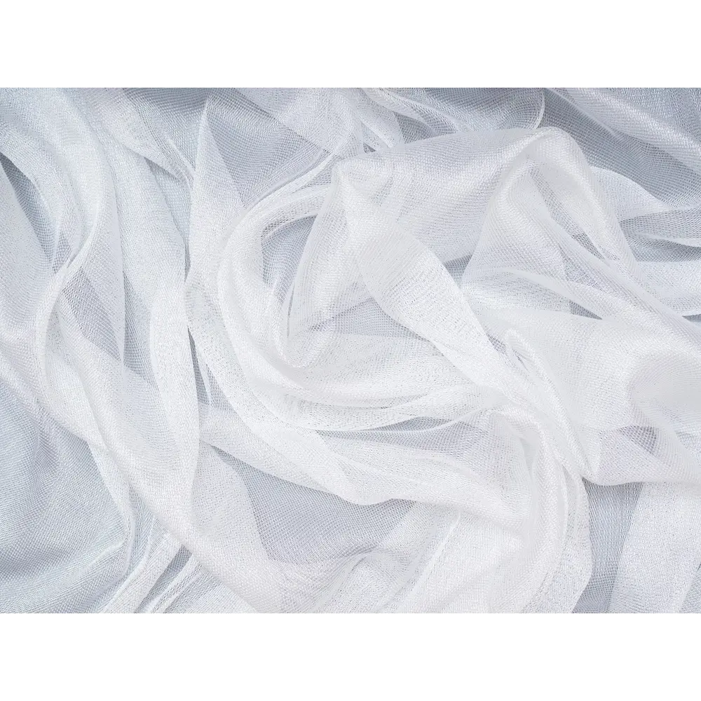 Фото 3 Тюль Леония YML634 на шторной ленте 250x400 см, цвет белый