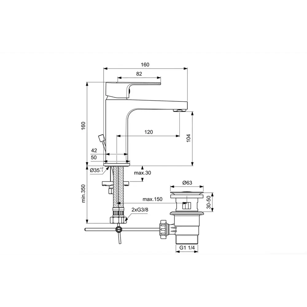 Фото 3 Душевая система Ideal Standard BC264AA 1 режим Фото 3 Душевая система Ideal Standard BC264AA 1 режим