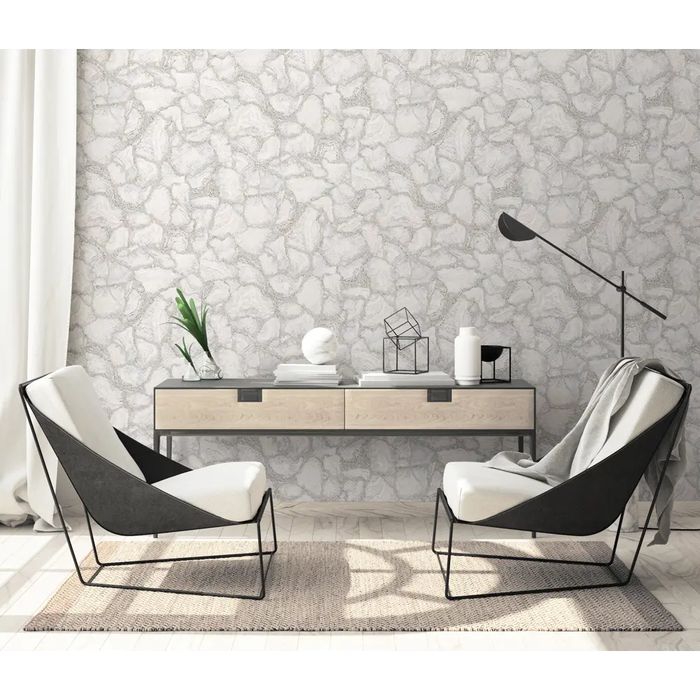 Фото 3 Обои флизелиновые Артекс Агат белые 1.06 м 10579-01 Фото 3 Обои флизелиновые Артекс Агат белые 1.06 м 10579-01