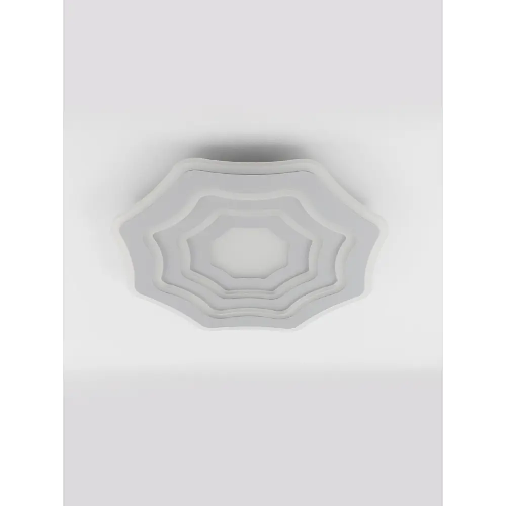 Фото 4 Люстра потолочная светодиодная Estares GEOMETRIA FLEXION с пультом управления 15-20 м² изменение оттенков белого цвет хром Фото 4 Люстра потолочная светодиодная Estares GEOMETRIA FLEXION с пультом управления 15-20 м² изменение оттенков белого цвет хром