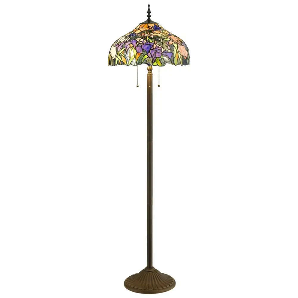 Фото Торшер Velante Тиффани 867 867-805-03 цвет разноцветный Фото Торшер Velante Тиффани 867 867-805-03 цвет разноцветный
