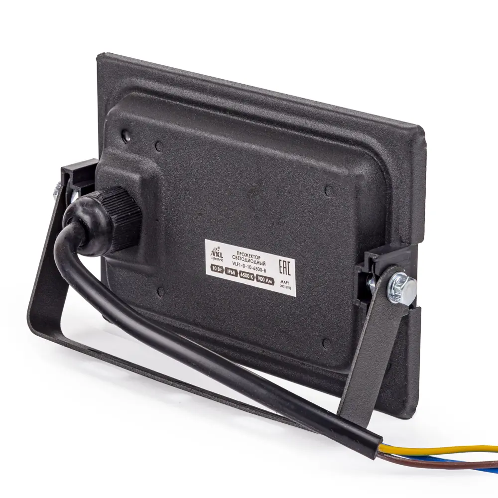 Фото Прожектор светодиодный уличный VKL ELECTRIC 1013402 10 Вт 6500 К IP65 с датчиком движения цвет черный Фото Прожектор светодиодный уличный VKL ELECTRIC 1013402 10 Вт 6500 К IP65 с датчиком движения цвет черный