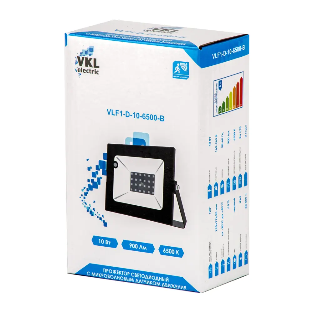 Фото 2 Прожектор светодиодный уличный VKL ELECTRIC 1013402 10 Вт 6500 К IP65 с датчиком движения цвет черный Фото 2 Прожектор светодиодный уличный VKL ELECTRIC 1013402 10 Вт 6500 К IP65 с датчиком движения цвет черный