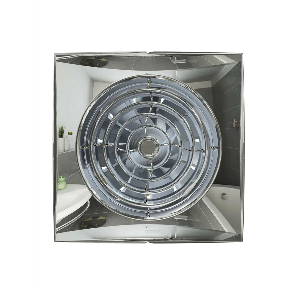 Фото 2 Вентилятор вытяжной Era Aura 5C D125 мм 30 дБ 180 м³/ч обратный клапан цвет хром Фото 2 Вентилятор вытяжной Era Aura 5C D125 мм 30 дБ 180 м³/ч обратный клапан цвет хром