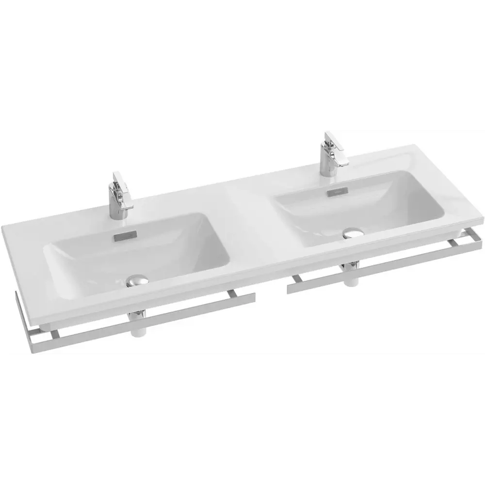 Фото 4 Раковина для двоих Jacob delafon vox Vox 140см цвет белый