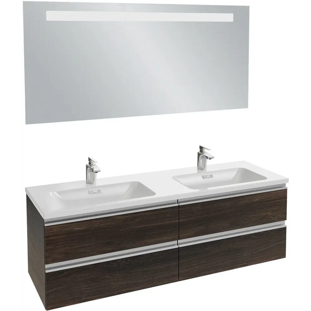 Фото 6 Раковина для двоих Jacob delafon vox Vox 140см цвет белый