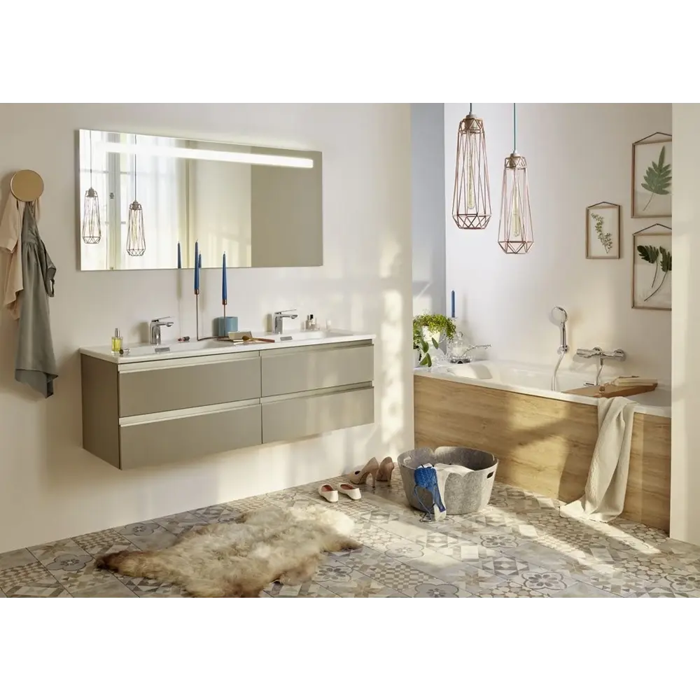 Фото 7 Раковина для двоих Jacob delafon vox Vox 140см цвет белый