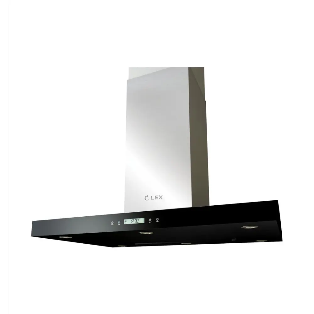 Фото Вытяжка Lex Solaris Isola 900 Black 90x60x66 см цвет черный Фото Вытяжка Lex Solaris Isola 900 Black 90x60x66 см цвет черный