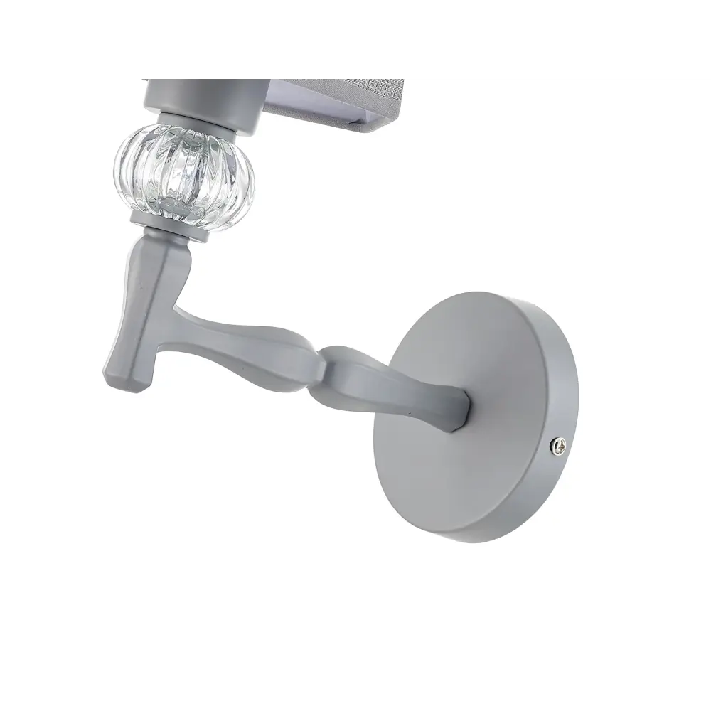 Фото 3 Настенный светильник ESCADA 672/1A Grey цвет хром