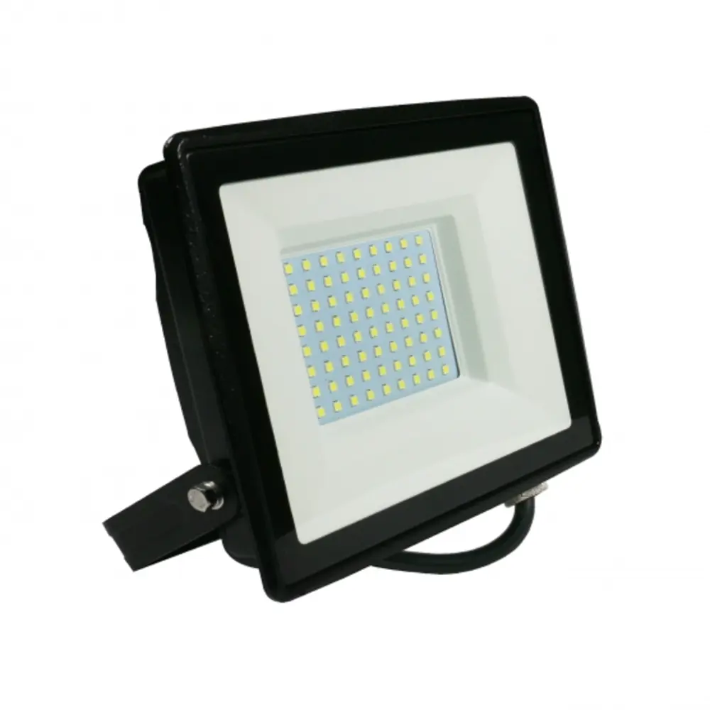 Фото Прожектор светодиодный уличный EKF Basic 75 Вт 6500 К IP65 цвет черный Фото Прожектор светодиодный уличный EKF Basic 75 Вт 6500 К IP65 цвет черный