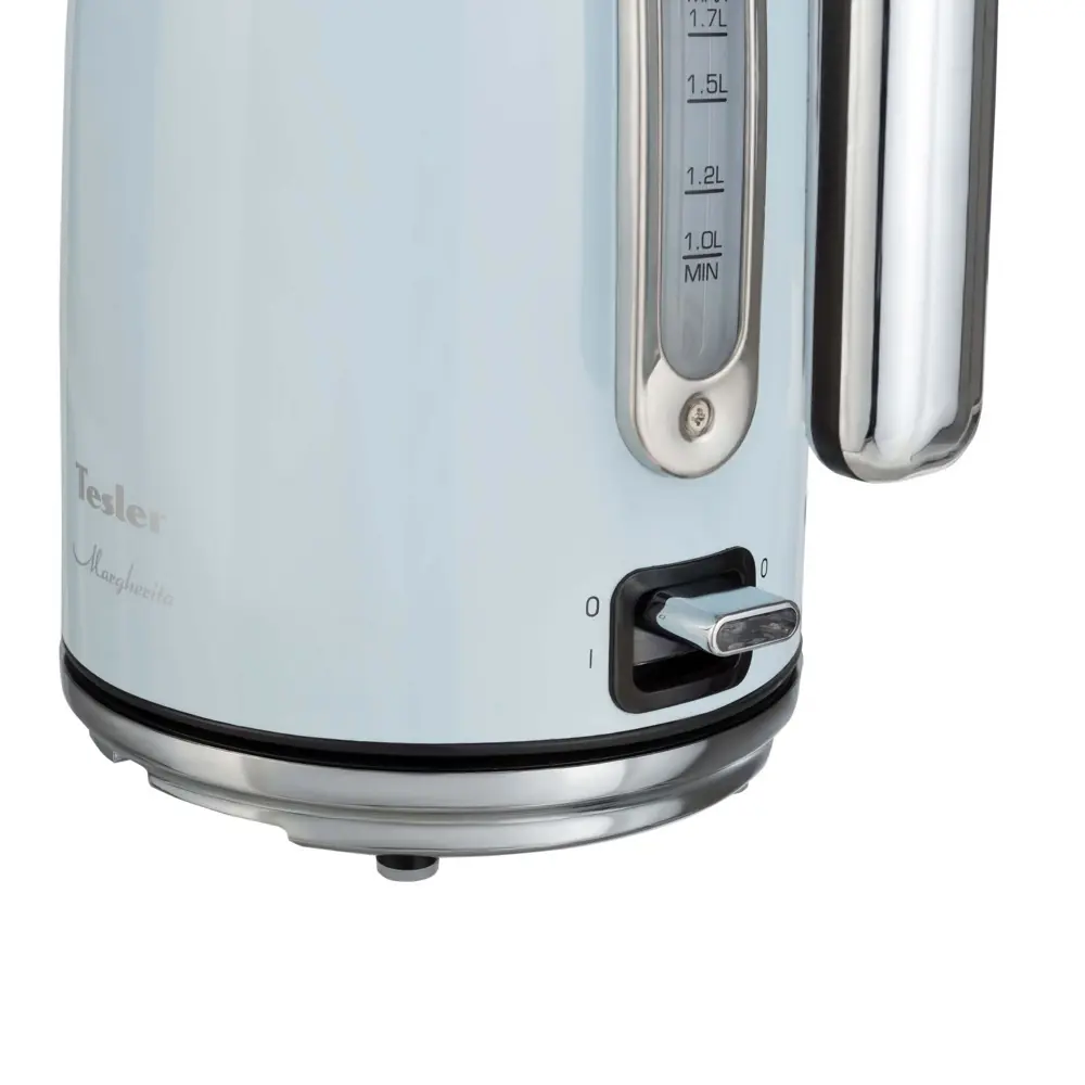 Фото 3 Электрический чайник TESLER MAGHERITA 1.7 л нержавеющая сталь KT-1755 SKY BLUE, голубой Фото 3 Электрический чайник TESLER MAGHERITA 1.7 л нержавеющая сталь KT-1755 SKY BLUE, голубой