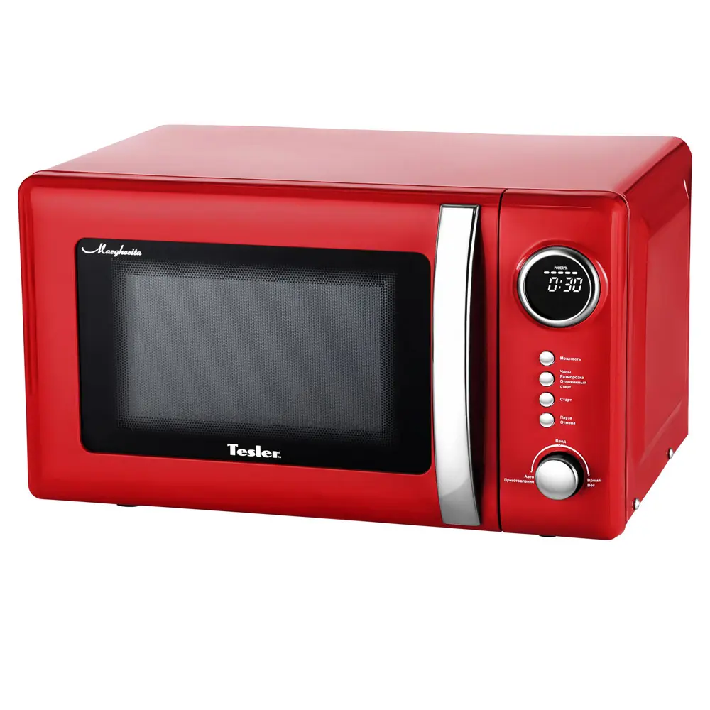 Фото Микроволновая печь 20 л 45.1x36x26 см TESLER цвет красный, ME-2055 RED Фото Микроволновая печь 20 л 45.1x36x26 см TESLER цвет красный, ME-2055 RED