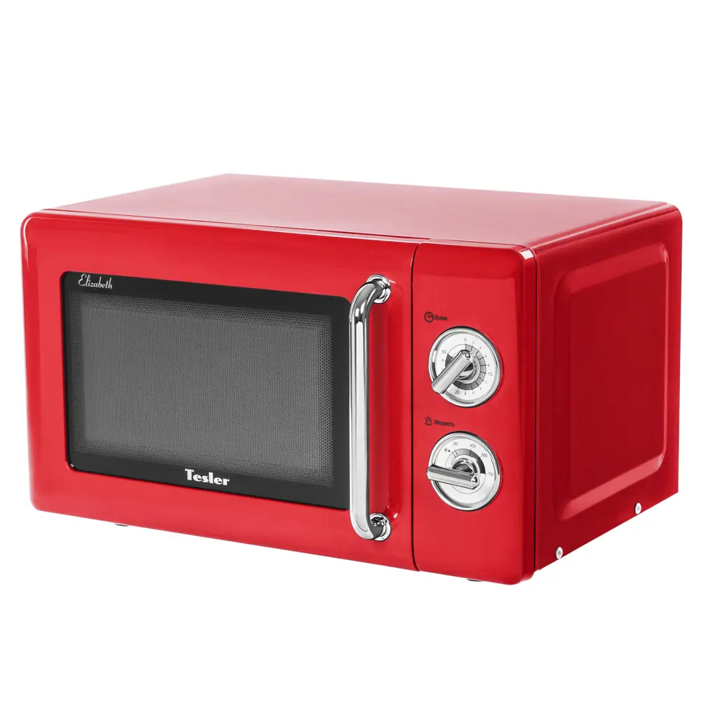 Фото Микроволновая печь 20 л 45.1x36.3x25.7 см TESLER цвет красный, MM-2045 RED Фото Микроволновая печь 20 л 45.1x36.3x25.7 см TESLER цвет красный, MM-2045 RED