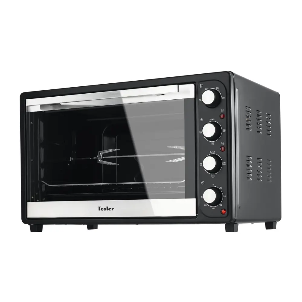 Фото 4 Электрический духовой шкаф 64.2x39.8x48 см TESLER цвет черный, EOGC-8000 BLACK Фото 4 Электрический духовой шкаф 64.2x39.8x48 см TESLER цвет черный, EOGC-8000 BLACK