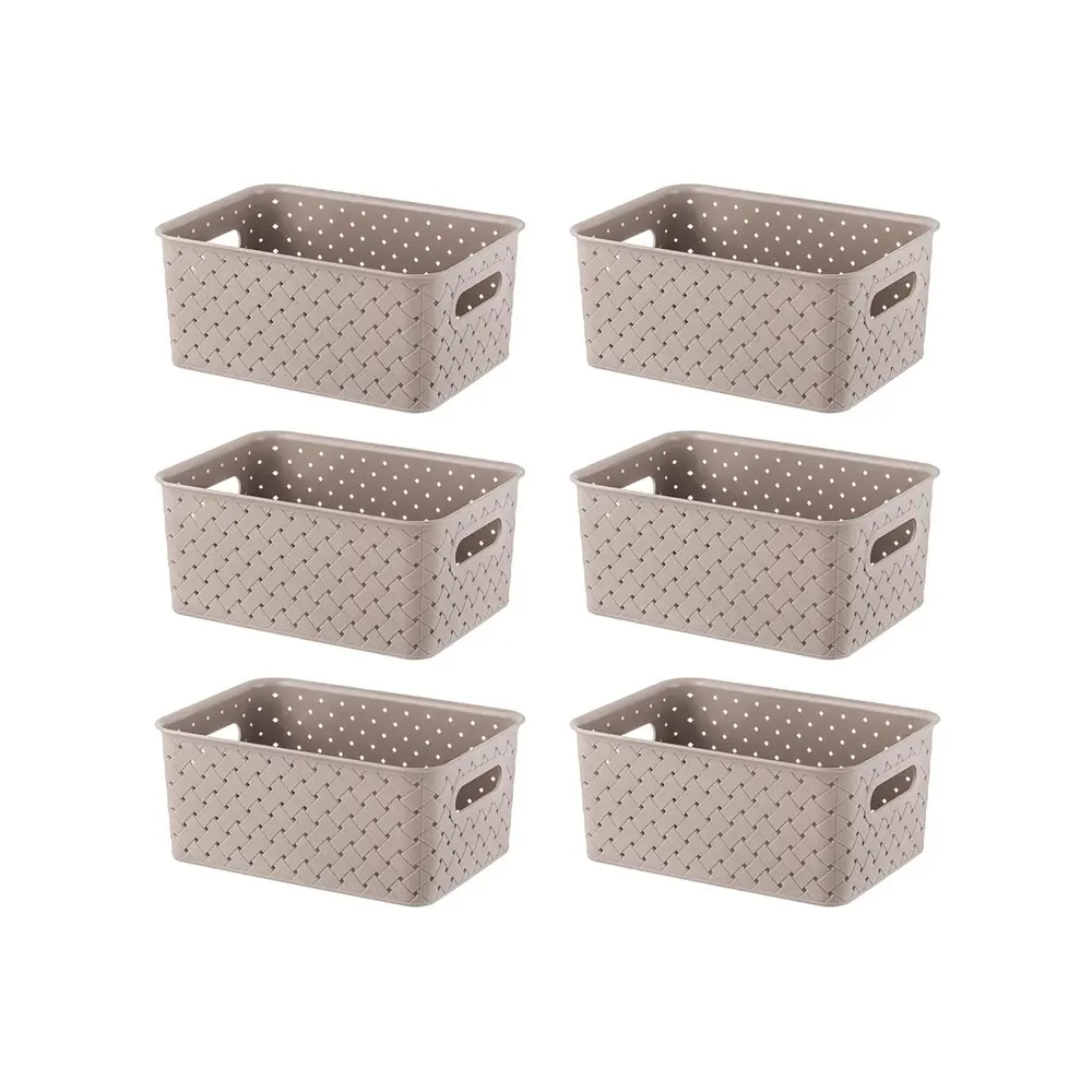 Фото 4 Корзина Violet 811869_6 24.50x16.50x35.50 см полипропилен цвет мокко 6 шт Фото 4 Корзина Violet 811869_6 24.50x16.50x35.50 см полипропилен цвет мокко 6 шт