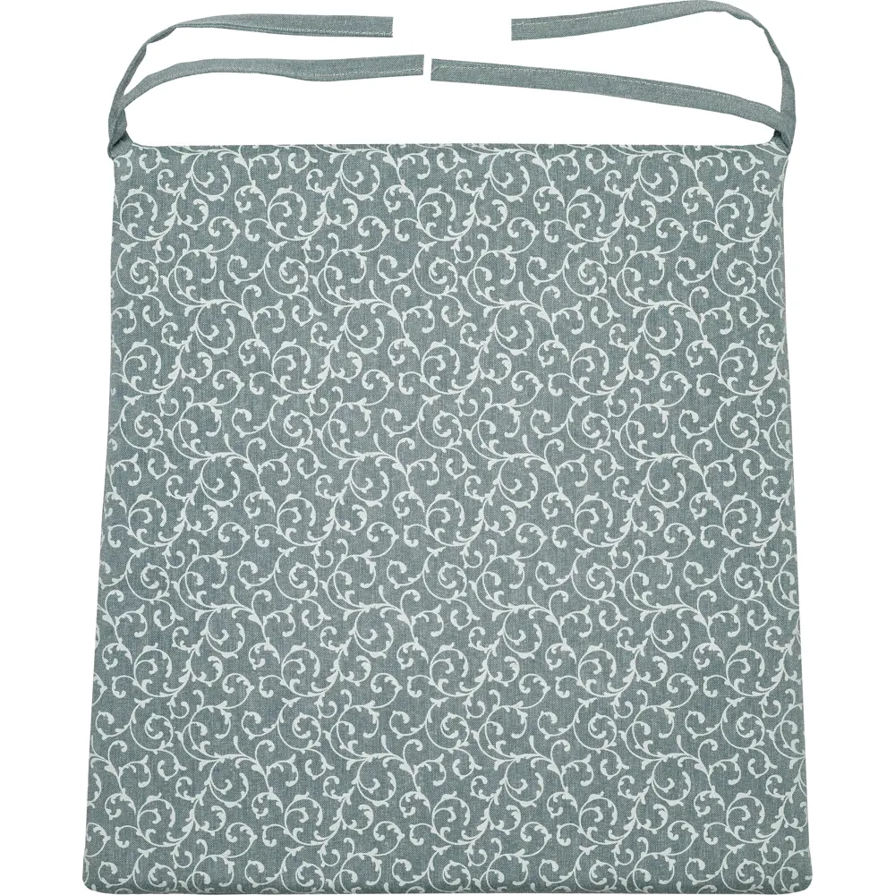 Фото Сидушка завиток 40x35 см цвет бирюзовый