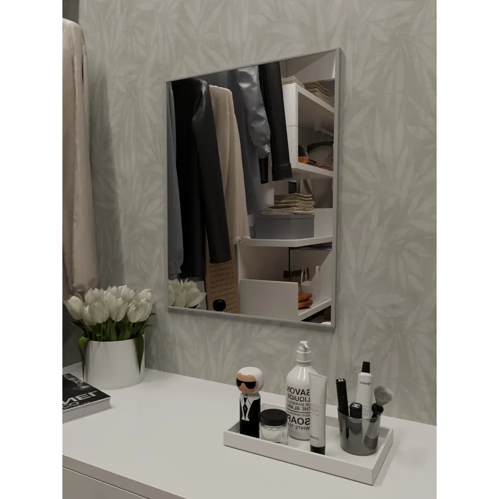 Фото 3 Зеркало для ванной Toda Alma T693540SL без полки 69x54см Фото 3 Зеркало для ванной Toda Alma T693540SL без полки 69x54см